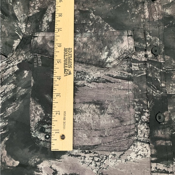 NWT Camo RealTree Aspect Fishing Shirt Short Sleeve Button Front Size S Camo … - Picture 9 of 14